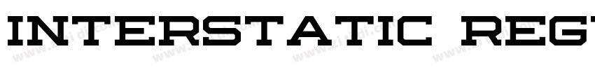 Interstatic Regular字体转换 Interstatic Regular字体转换